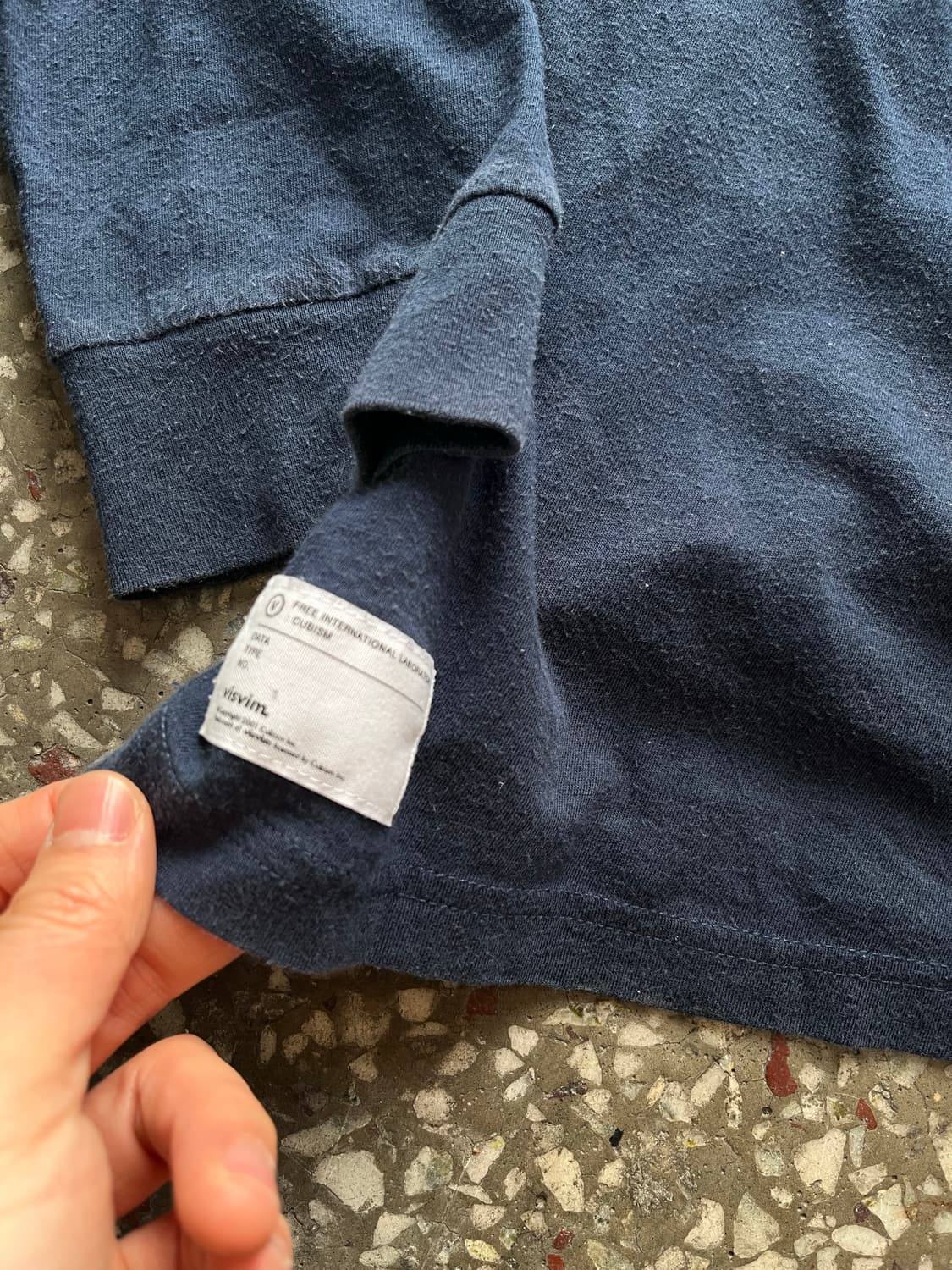 비즈빔 visvim 네이비 헨리넥 긴팔티셔츠 상품이미지7