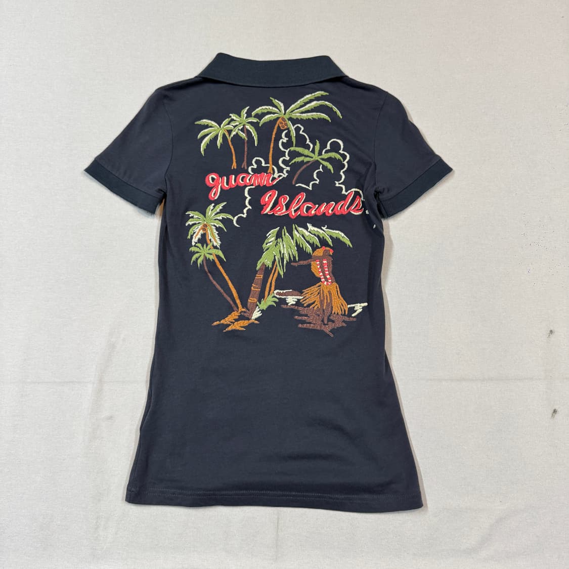 M) 디젤 용 자수 스카잔 반팔 카라티 상품이미지5