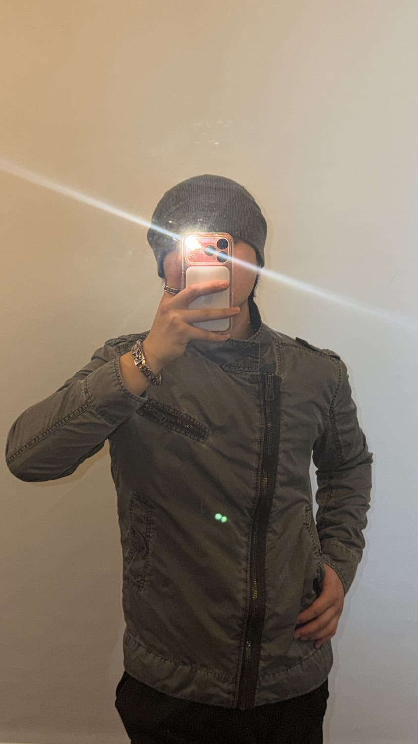 CK 빈티지 사선 워싱 자켓 상품이미지1