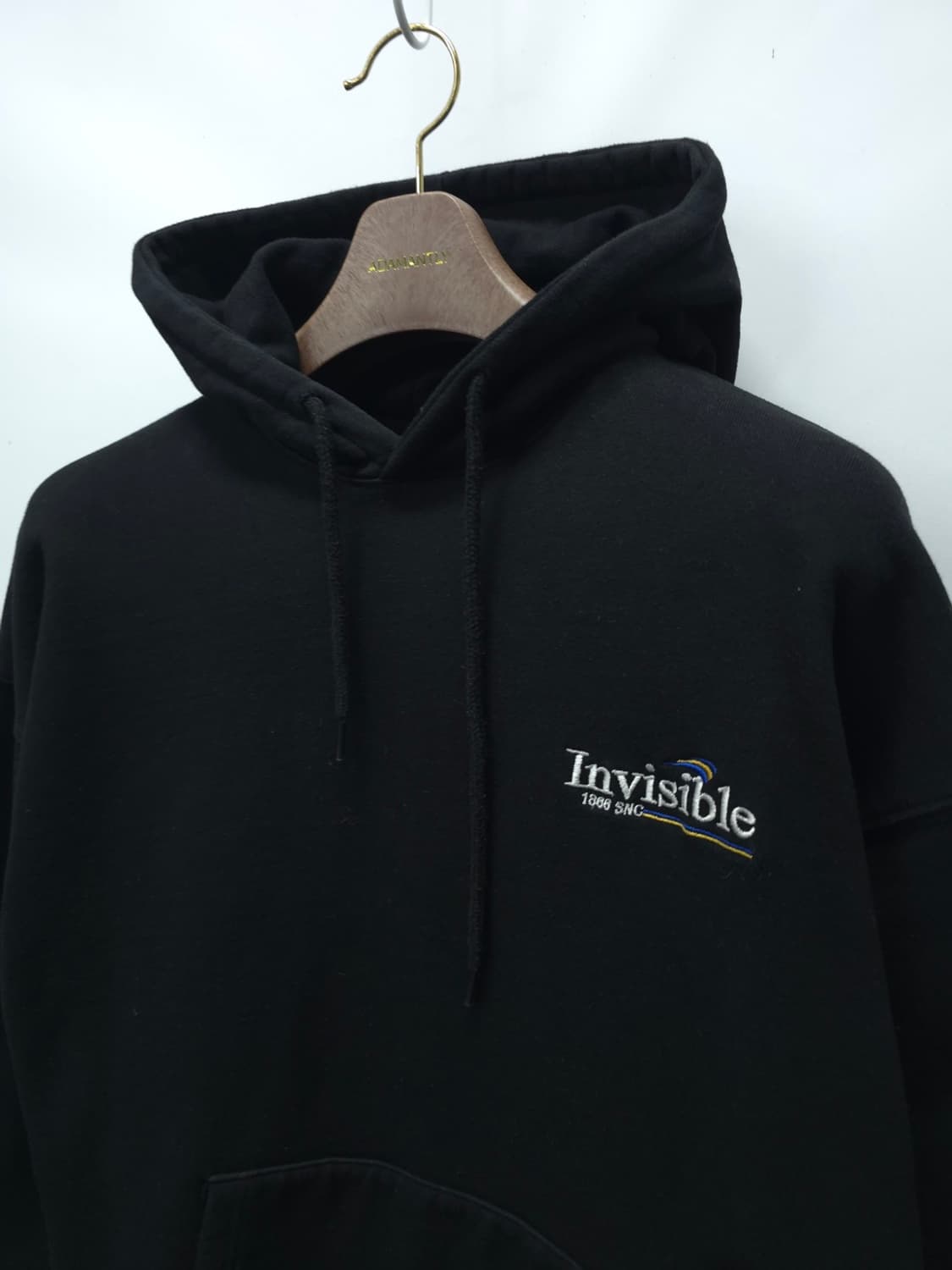 무신사 소버먼트 남여공용 인비저블 글림 자수 후드티 상품이미지4