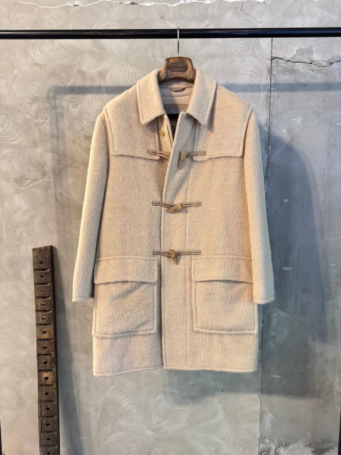 아뇨나 알파카 모헤어 더플코트 100 상품이미지8