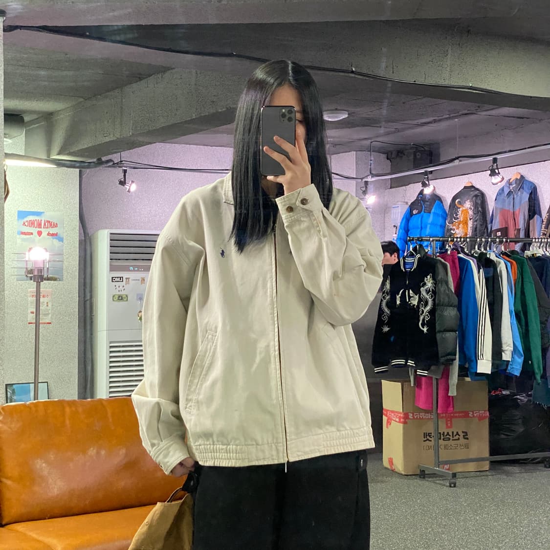 폴로 랄프로렌 자수로고 스윙탑 자켓 B4011 상품이미지1