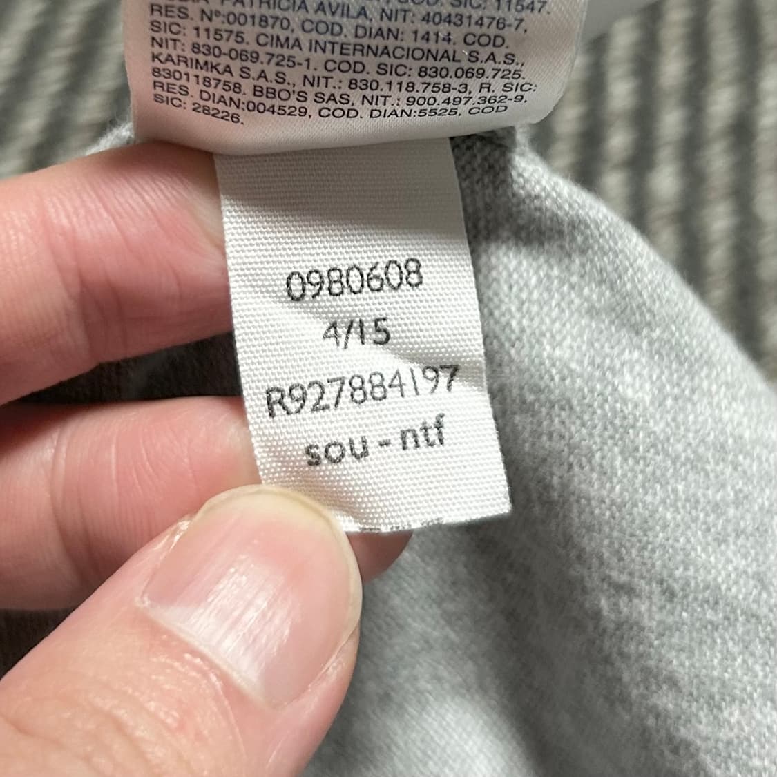 [M] Tommy 타미힐피거 그레이 라운드 니트 상품이미지5