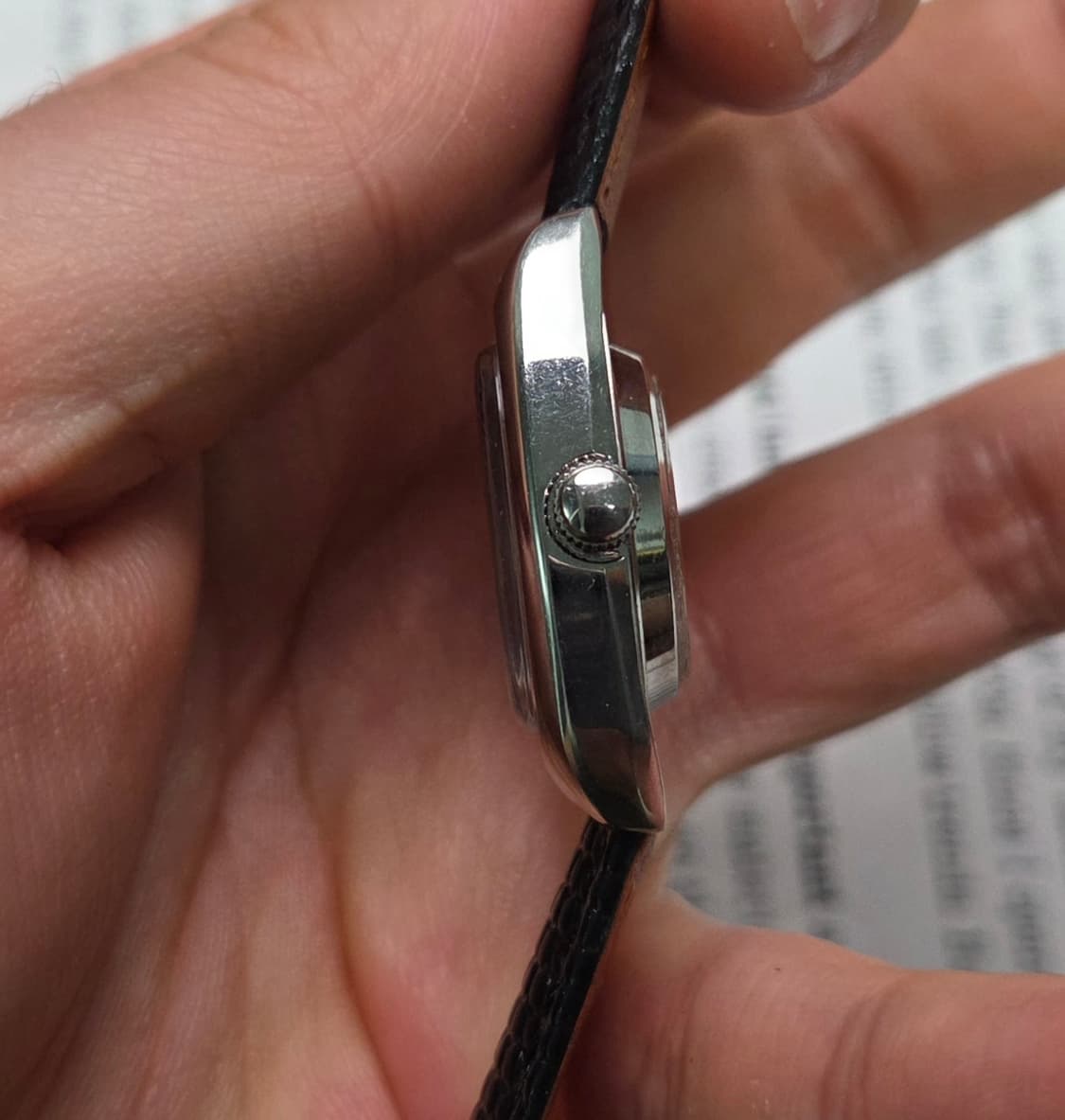 레어] 빈티지 세이코 하이비트 오리지널 블루청판 데이데이트 여성용 
 상품이미지5