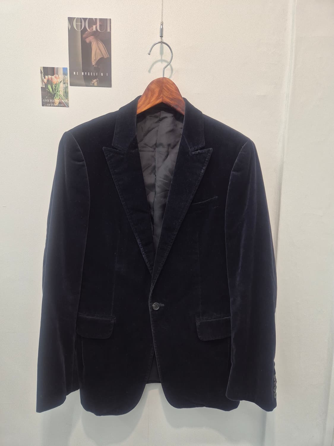 TIME 포스트모던 의 남성 벨벳 자켓 100
사이즈  상품이미지1