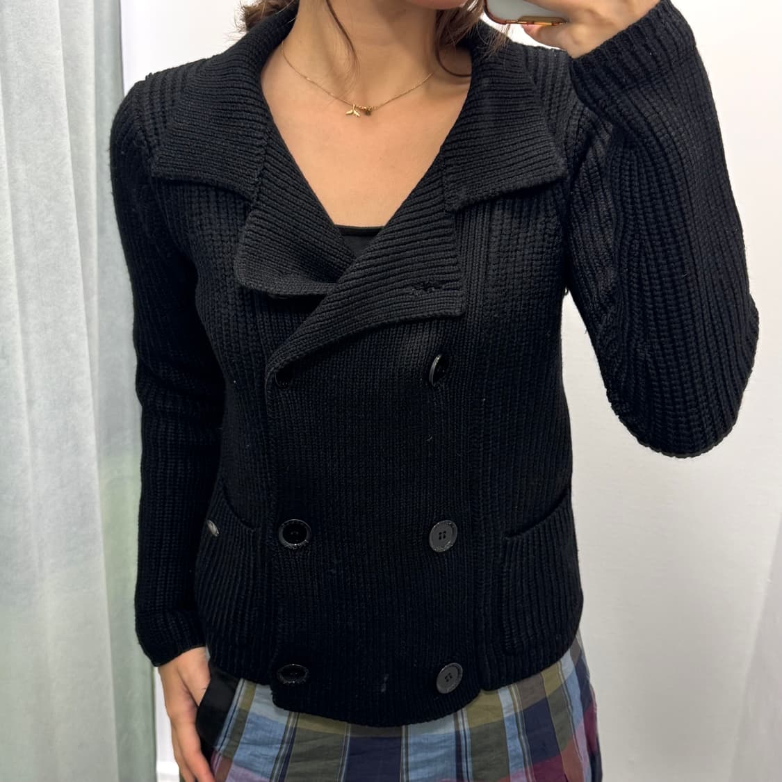 라코스테 블랙 가디건 상품이미지1