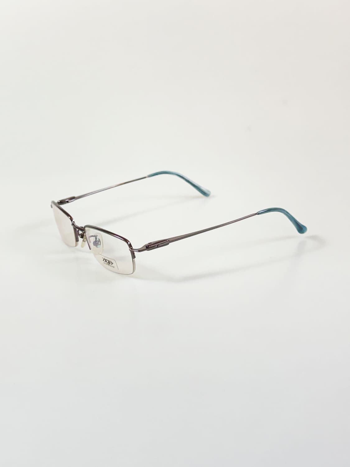 ZIGO 반무테 스퀘어 메탈 프레임 빈티지 안경 상품이미지3
