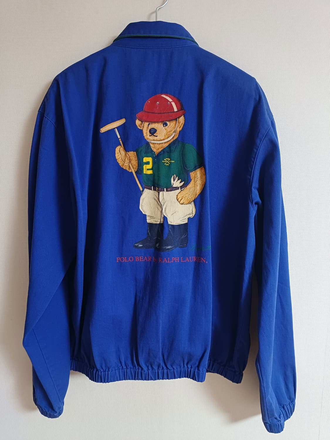 90s 폴로베어 랄프로렌 블루종 자켓 로라이프 polo bear 상품이미지4