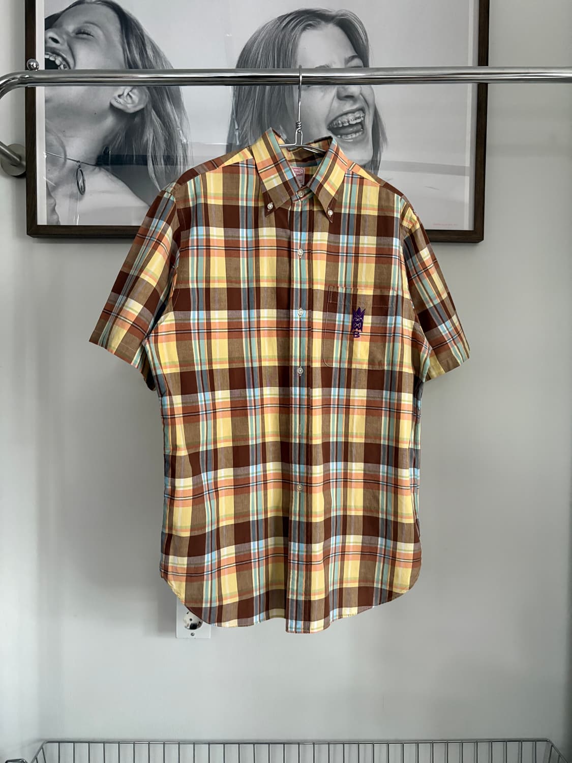 WAREHOUSE madras check shirt 상품이미지2