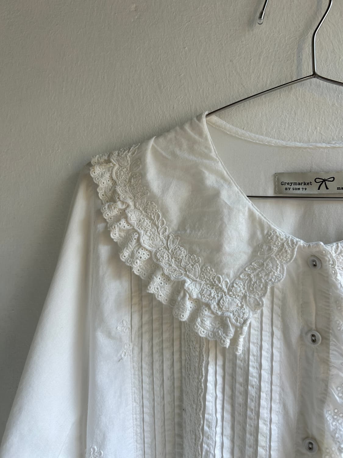 펀칭 블라우스 셔츠 상품이미지3