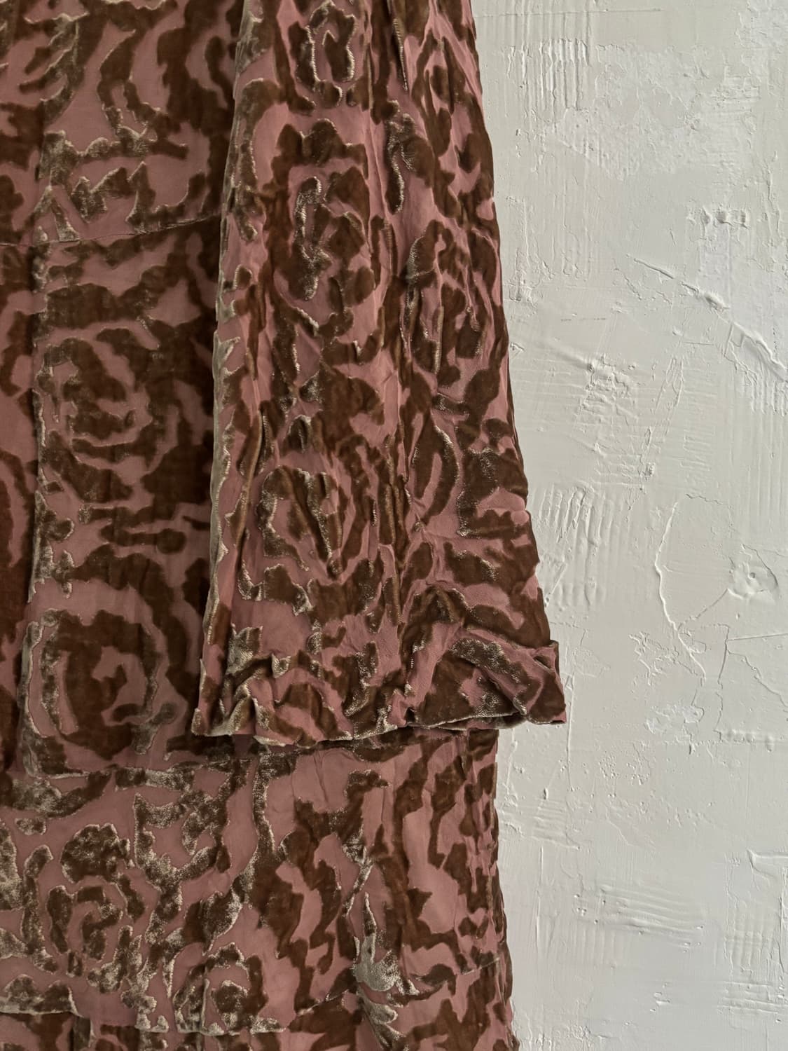 Comme des Garcons 꼼데가르송 1996’s 로즈 프린트 벨벳 상품이미지5