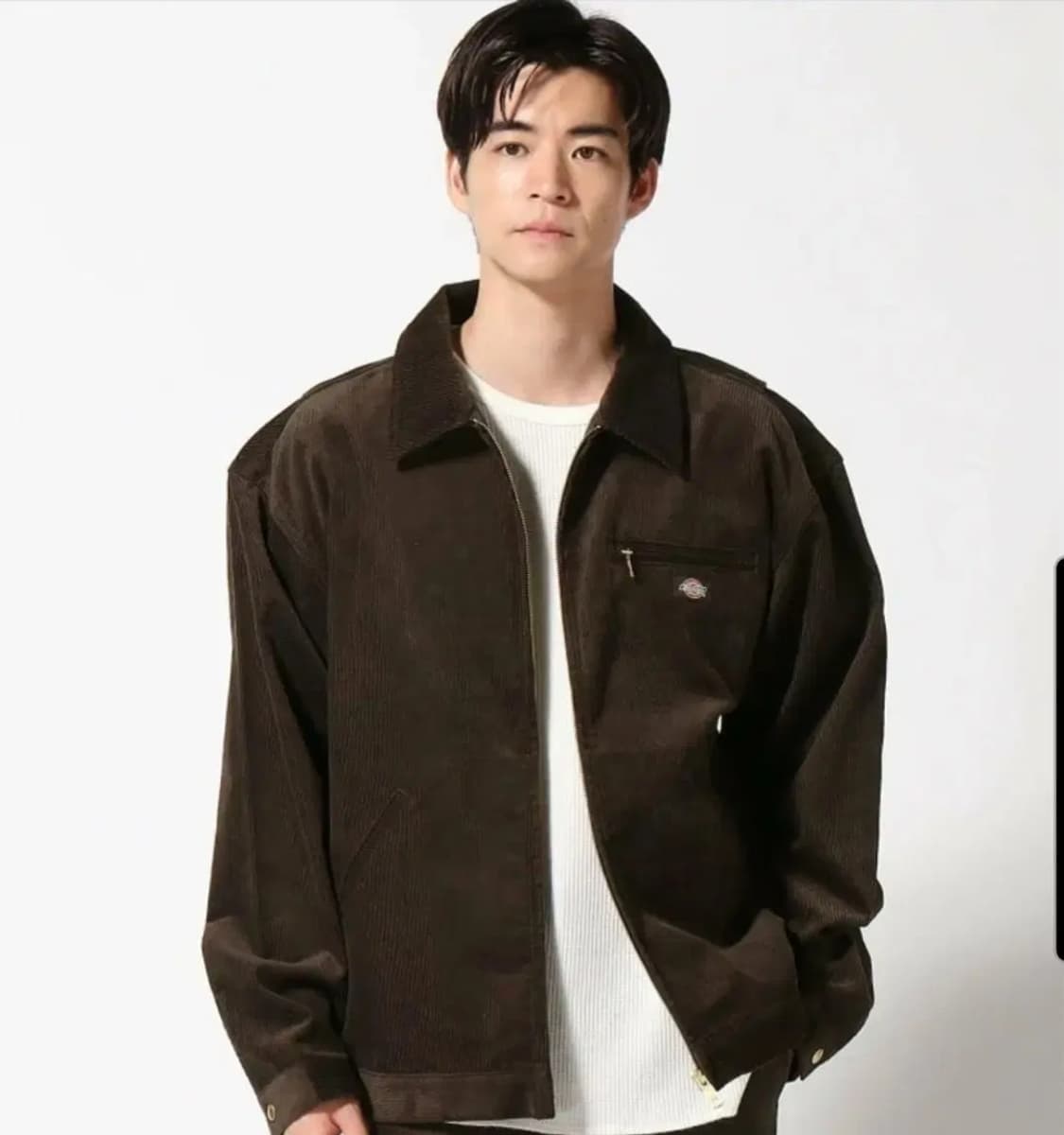 디키즈 아이젠하워 코듀로이 자켓 브라운 L jc58 상품이미지2