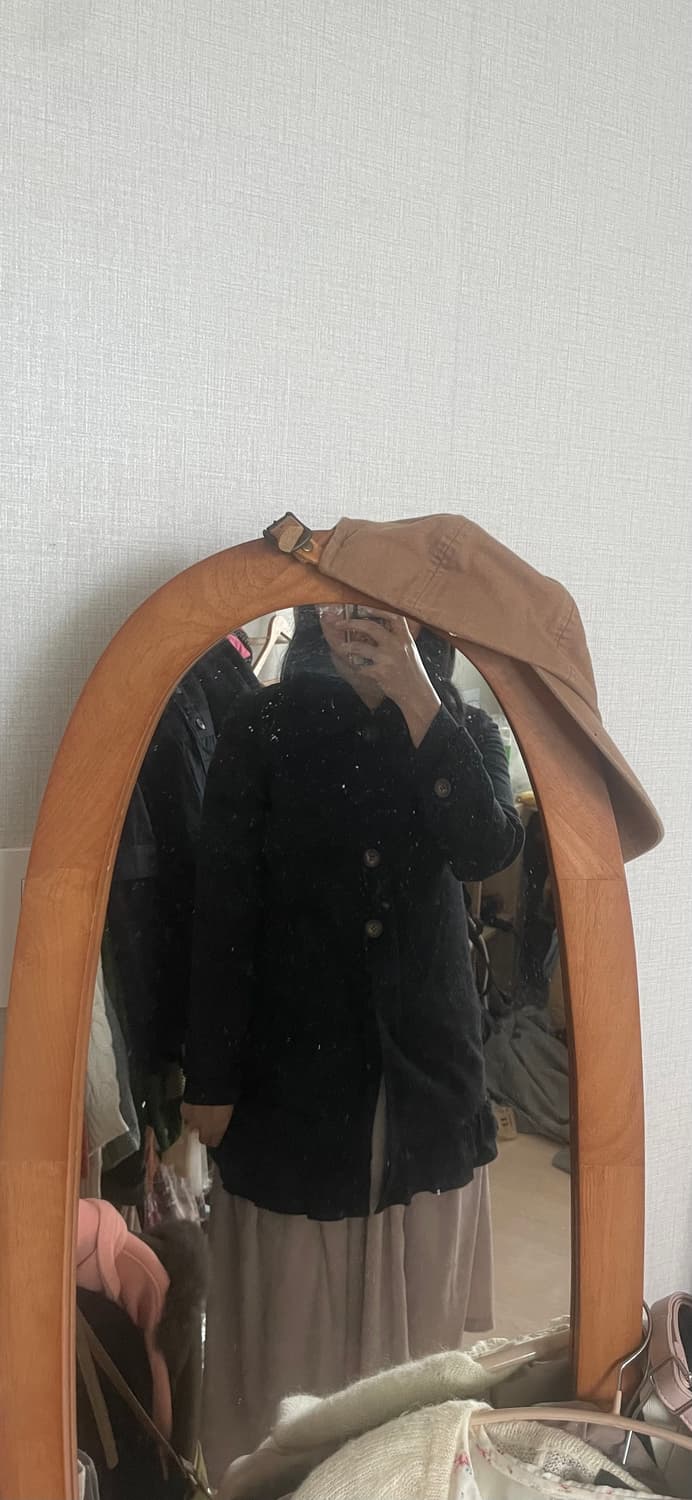 모리걸 빈티지 레스트로즈 코튼 블랙 자켓 🖤🌹 상품이미지3