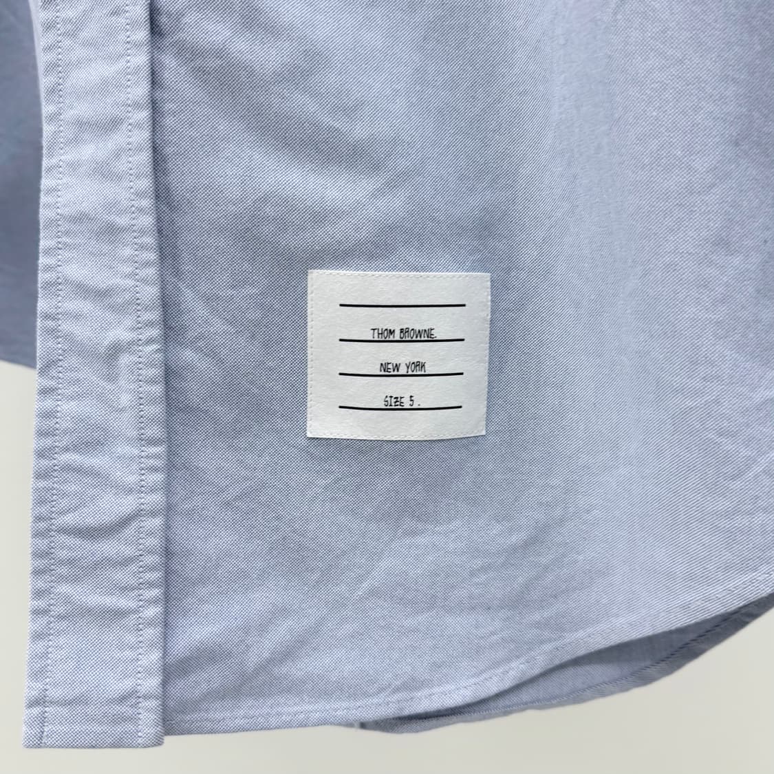 [S급/5] 톰브라운 사선완장 옥스포드 셔츠 블루 상품이미지7