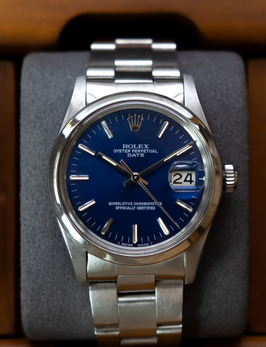 롤렉스 오이스터 퍼페츄얼 15000 청판 오토매틱 빈티지 시계 상품이미지1