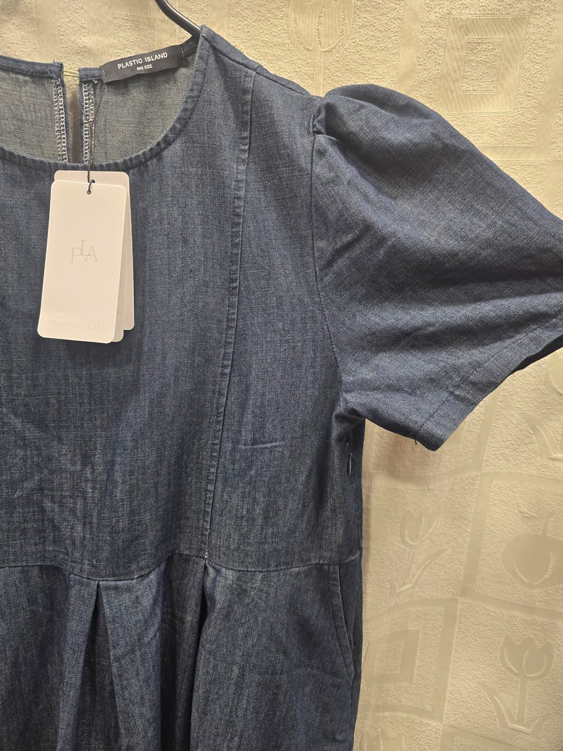 새상품)  플라스틱 아일랜드 데님 원피스 롱원피스 프리사이즈 상품이미지3