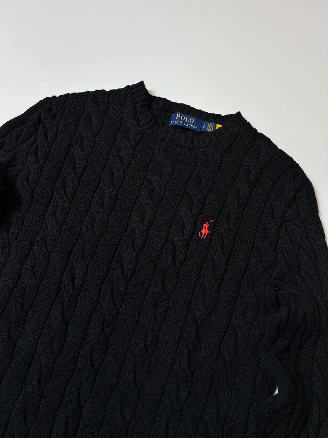 폴로 랄프로렌 큐알 신형 꽈배기 코튼 니트 PN8263 상품이미지2