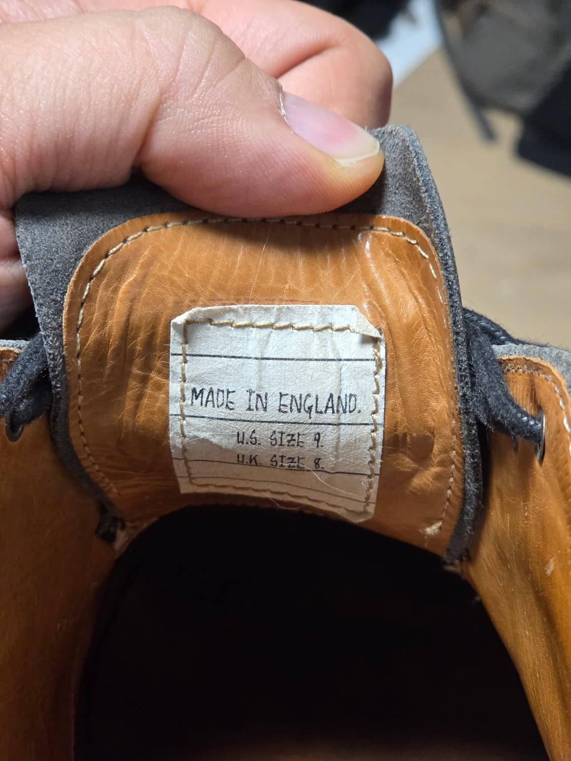 (영국산) 톰브라운 그레이 스웨이드 윙팁 상품이미지10