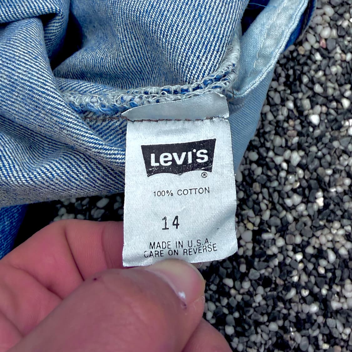90s 리바이스 501 데님 made in USA (27) 상품이미지8