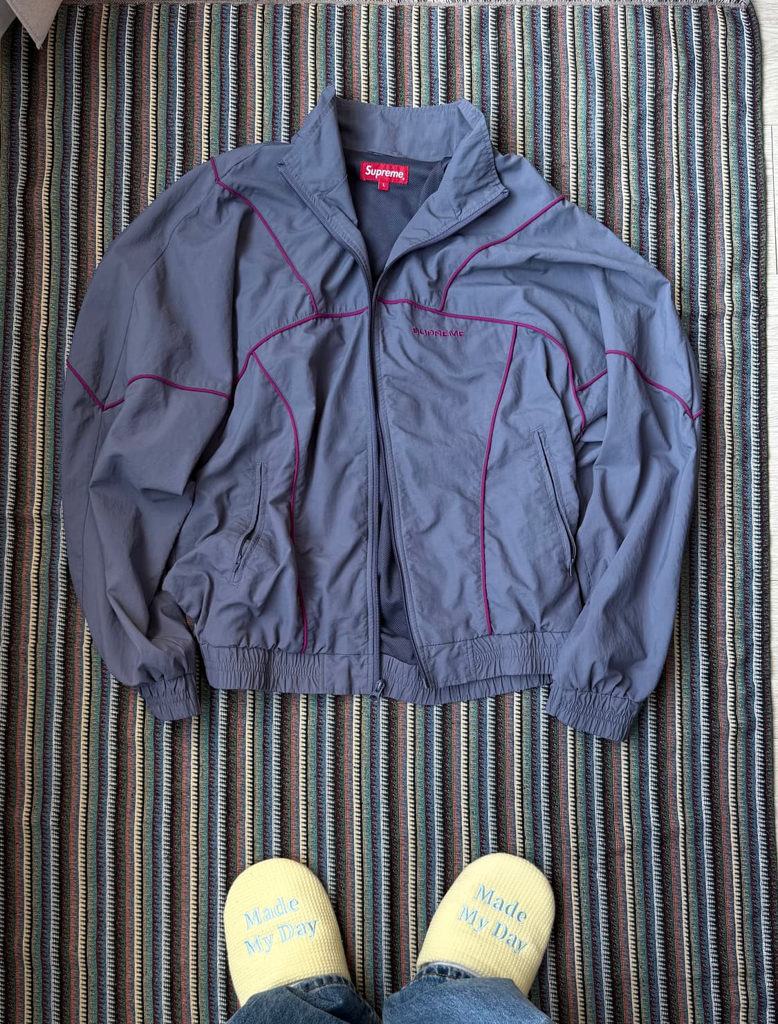 슈프림 파이핑 트랙 자켓 상품이미지3