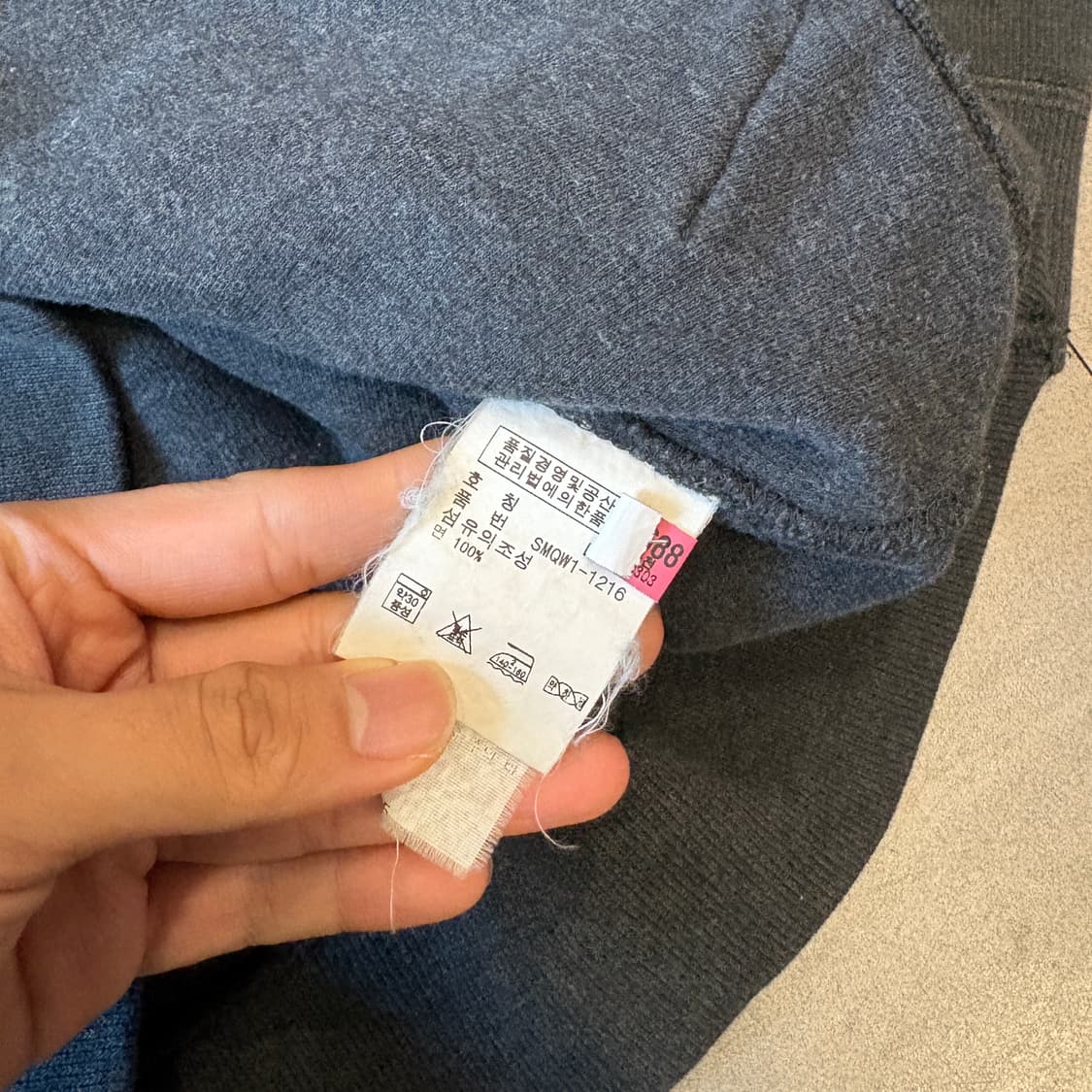 폴로 국내 정품 그레이 후드 상품이미지7