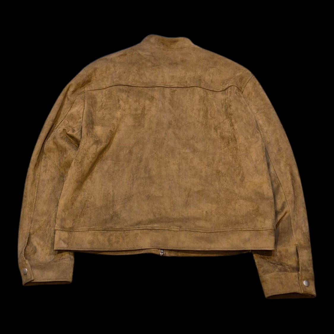 FREE(착샷잇음) 브라운 차이나카라 스웨이드자켓  상품이미지2