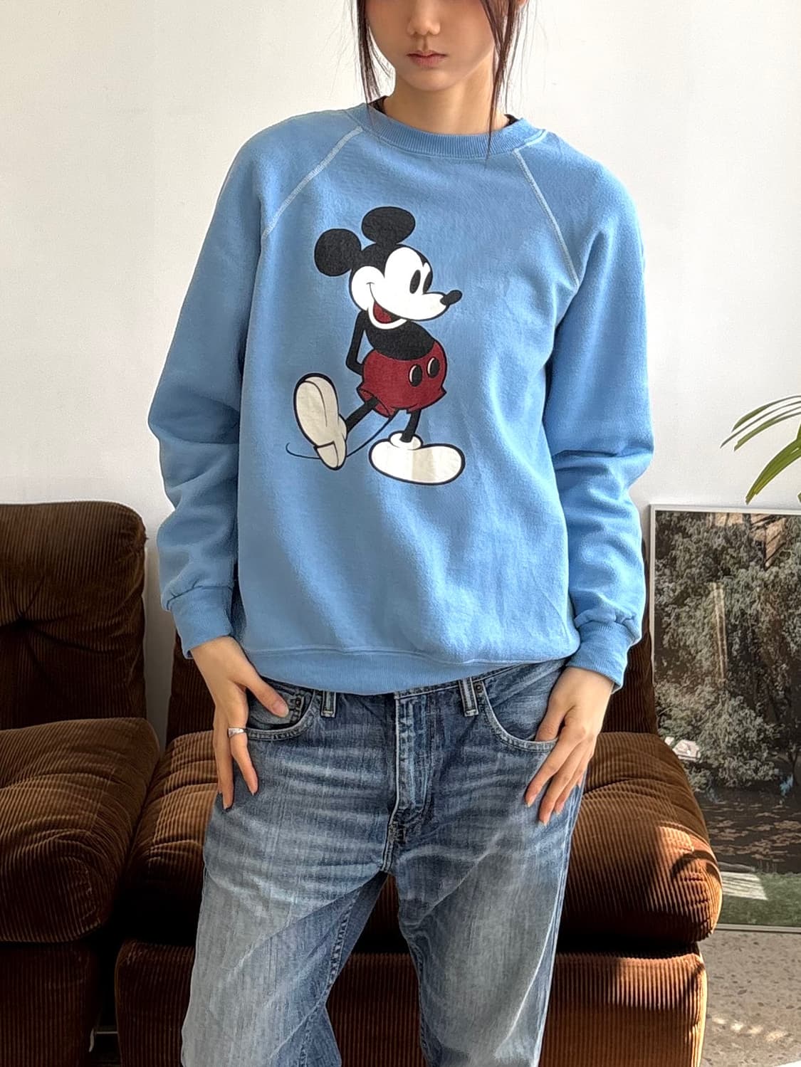 디즈니 미키마우스 맨투맨 상품이미지4