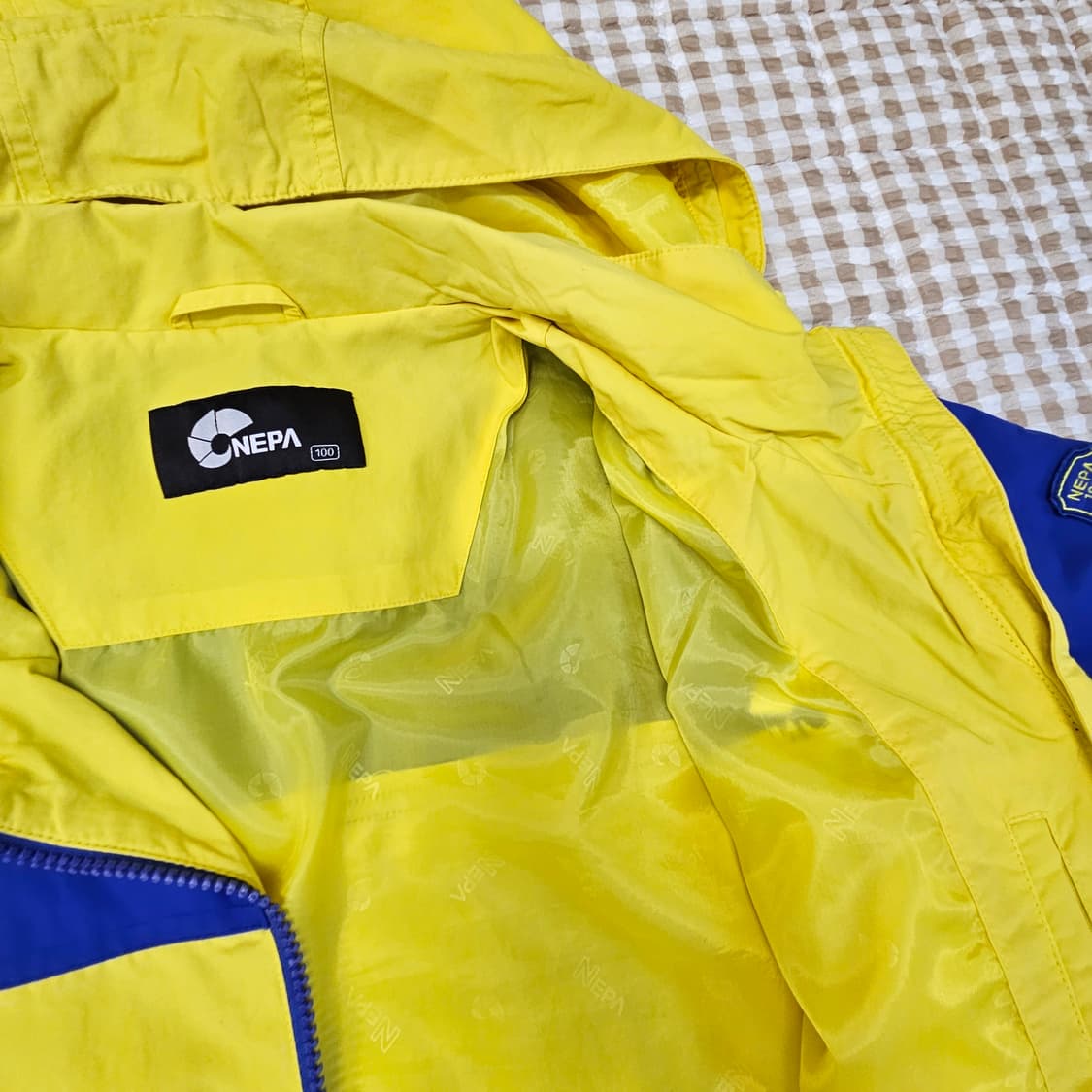 네파 오버핏 바람막이 자켓 남자100 상품이미지6