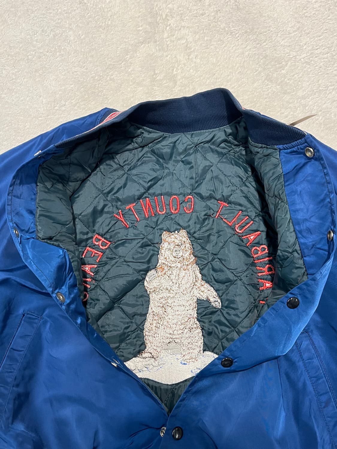 Made in usa 누빔 스타디움 점퍼 상품이미지4