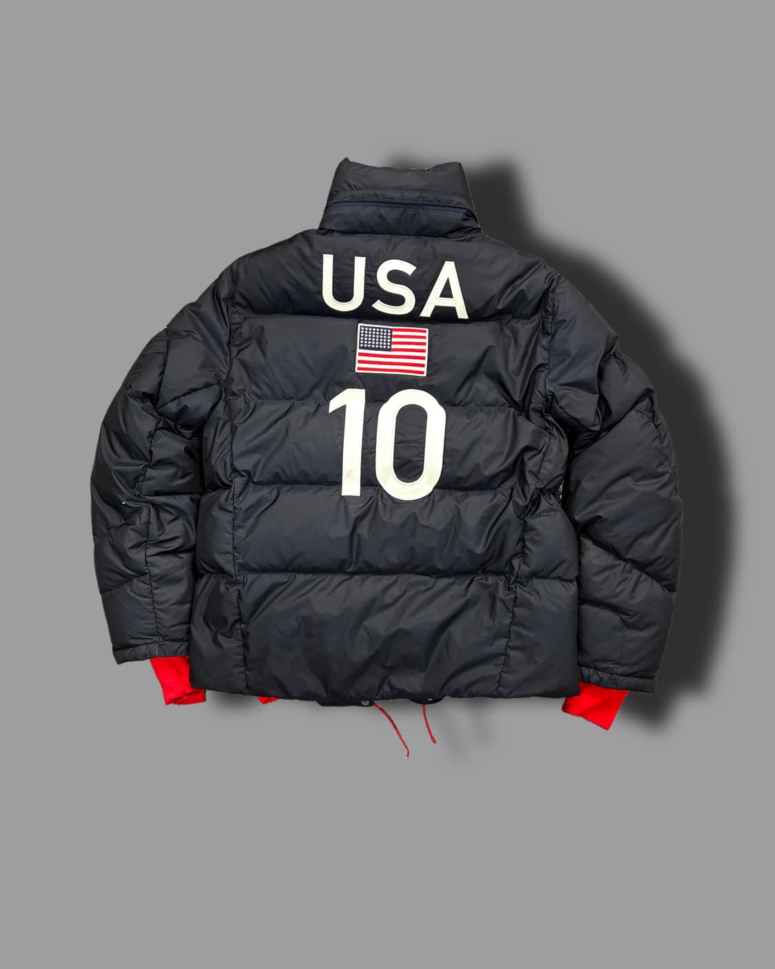 폴로 랄프로렌 USA 성조기 빅포니 패딩 L 상품이미지5