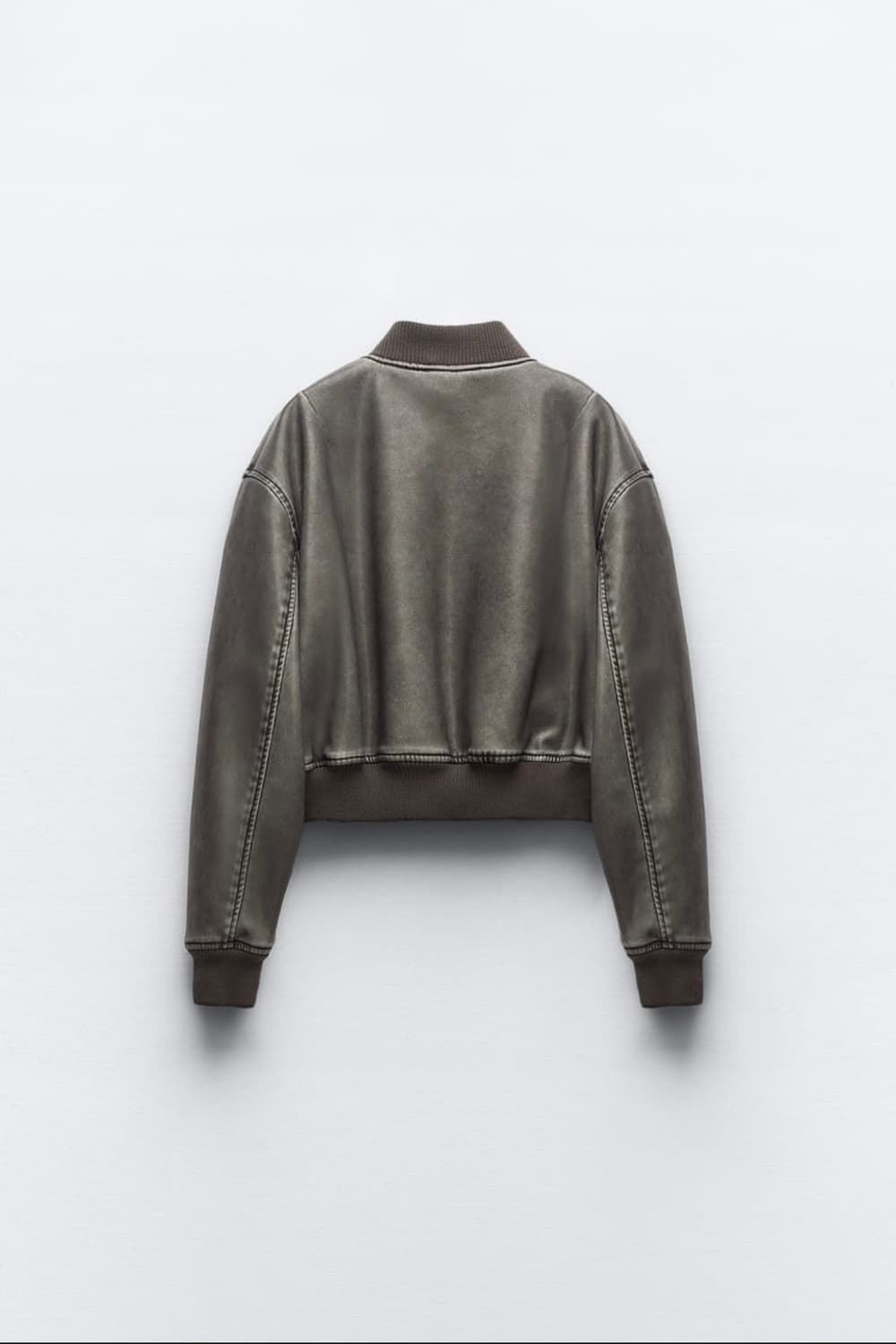 자라 zara 레더 봄버자켓 m 상품이미지2