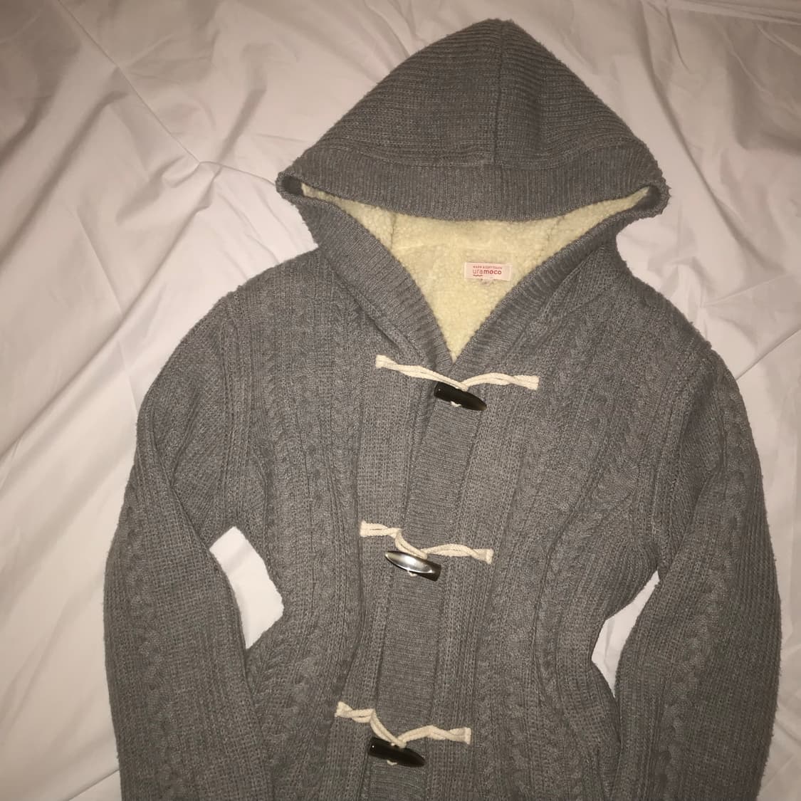 일본빈티지 떡볶이 니트 코트 상품이미지2