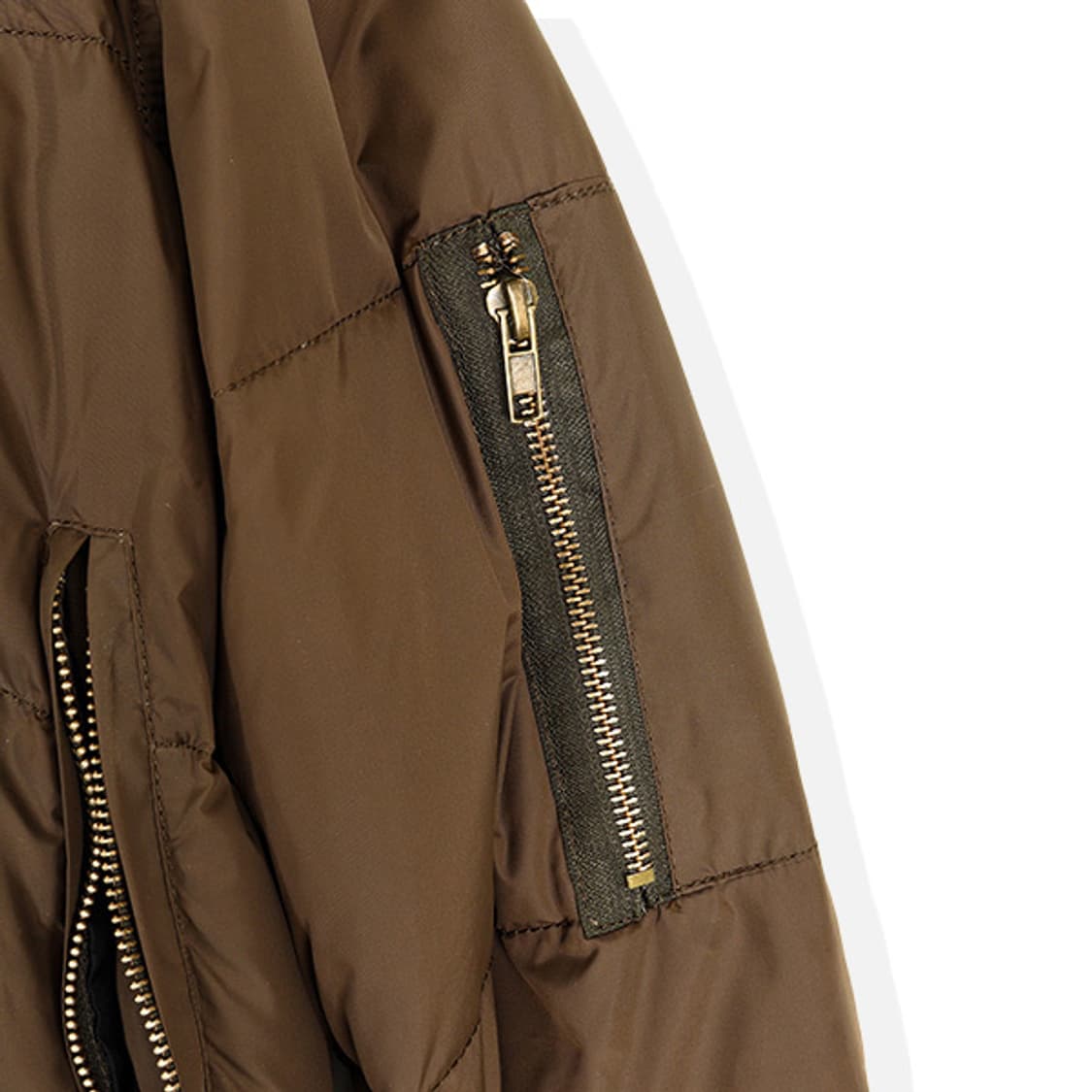 언어펙티드 봄버 다운 패딩 (M) 상품이미지3