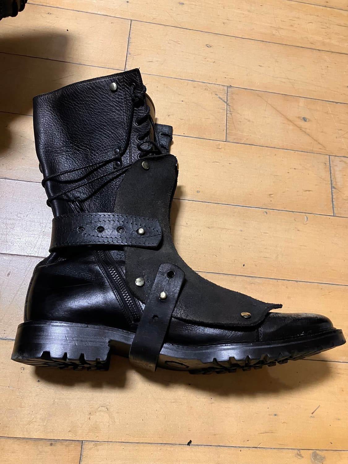 Jean paul gaultier 장폴고티에 아머 파츠 몬스터 롱 부츠 상품이미지4