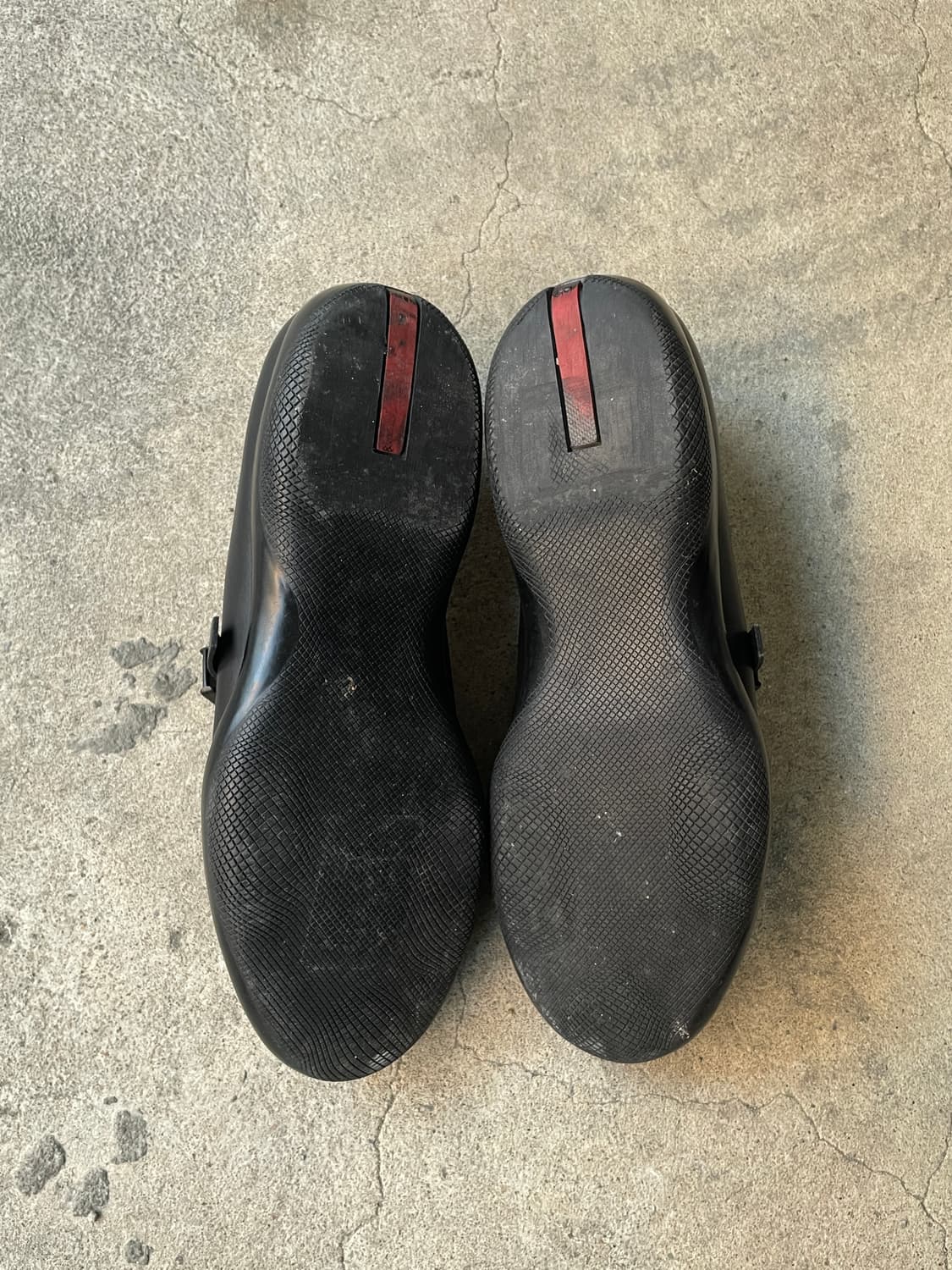 Rare!)00s Prada Nappa Buckle Loafers 상품이미지9