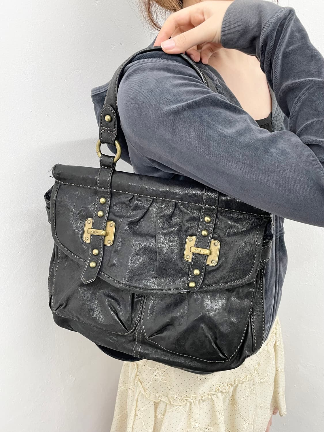 파슬 키 버클 사첼백 상품이미지2