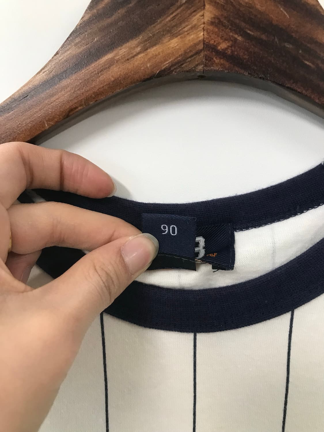 MLB 나그랑배색 스트라이프 반팔 티셔츠 상품이미지7