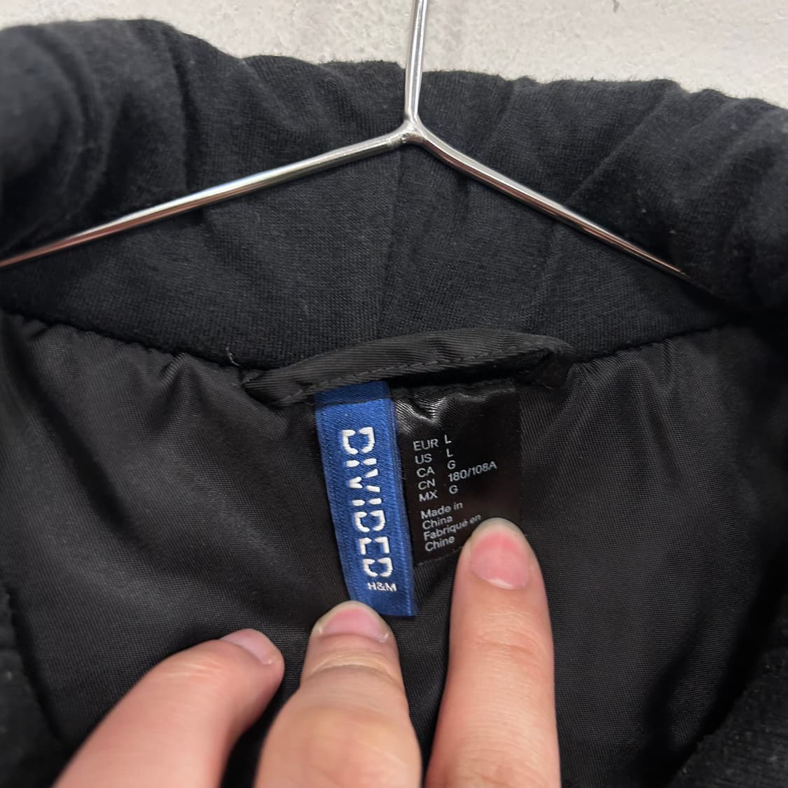 H&M DIVIDED 후디드 ma-1 항공점퍼 상품이미지3