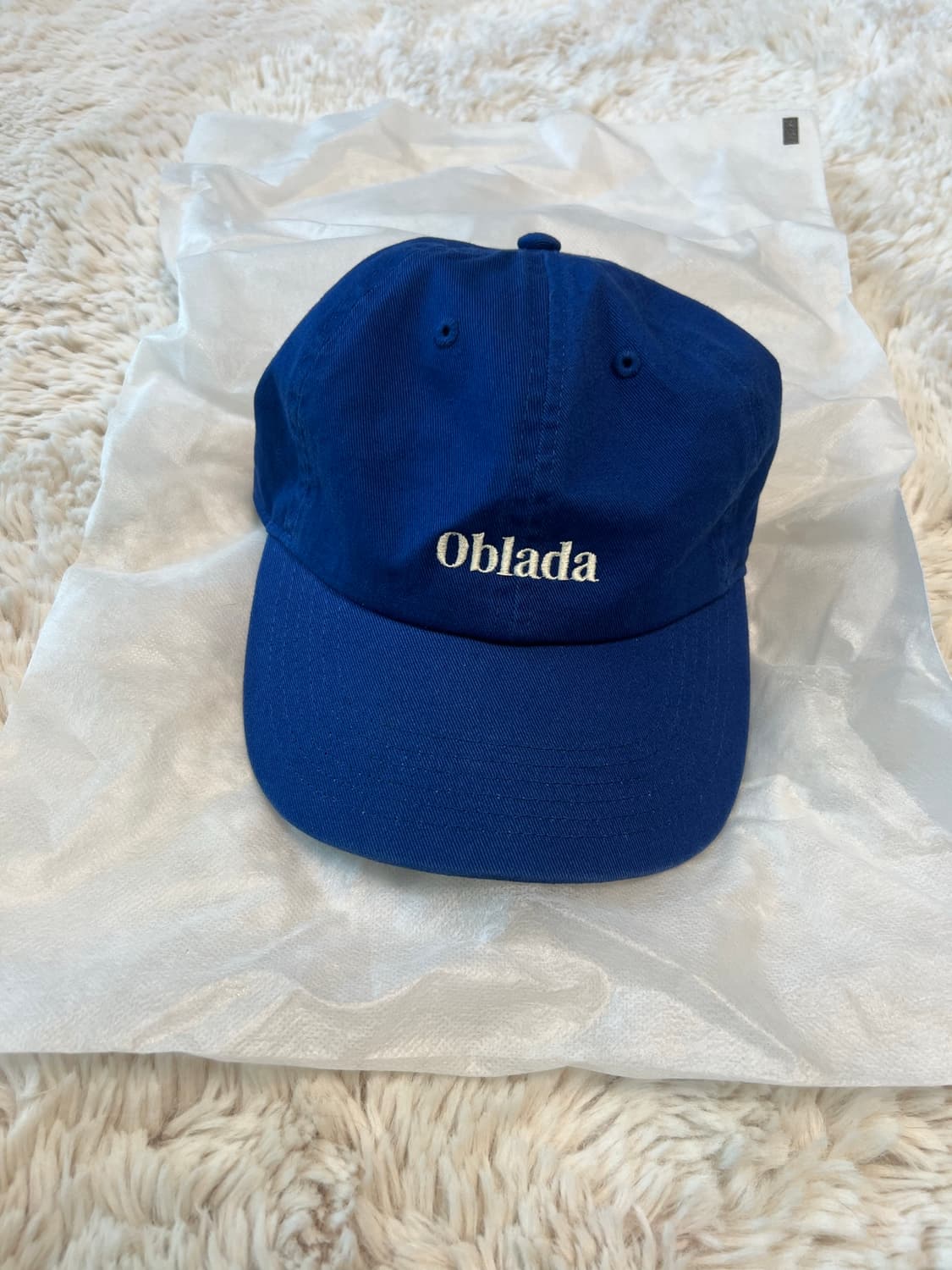 오블라다(oblada) / 코튼 블루 볼캡 / F 상품이미지2