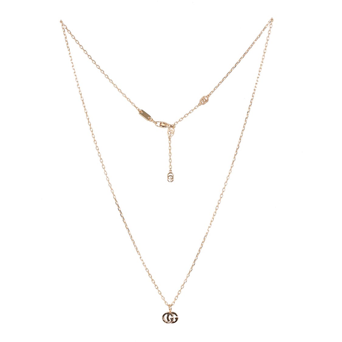 구찌 러닝 G 옐로우골드 네크리스 GG로고 목걸이 687118 상품이미지6