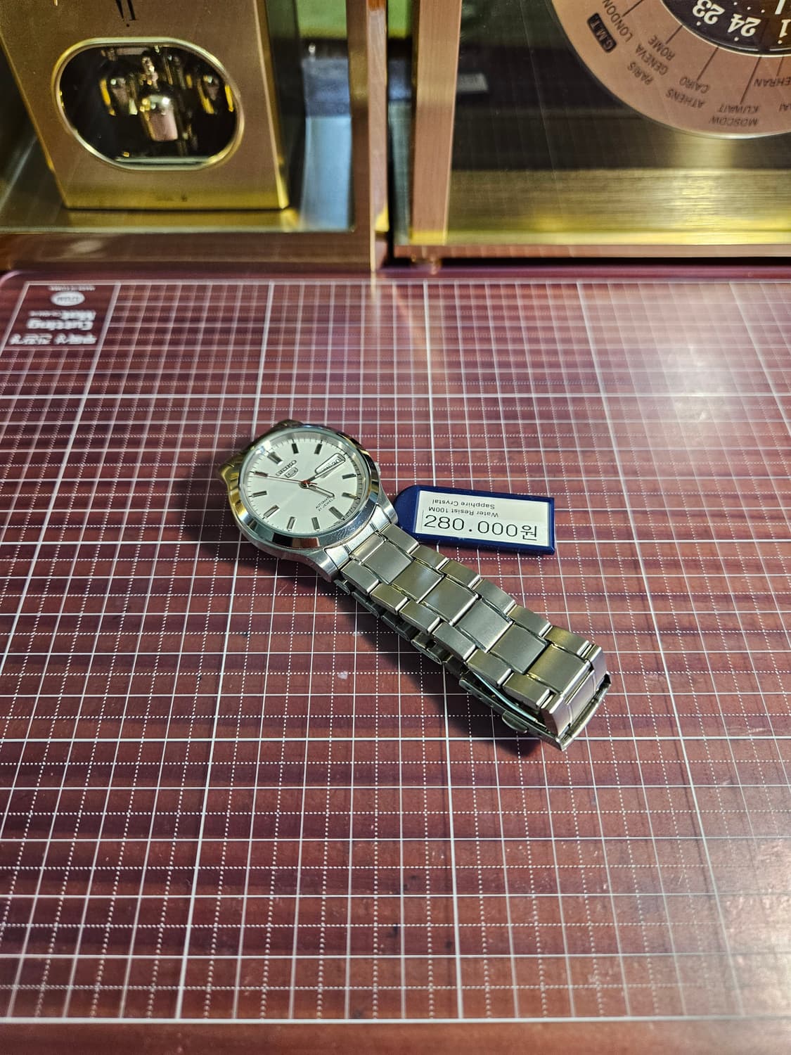 세이코5 미사용 새제품 흰판 오토메틱  상품이미지5