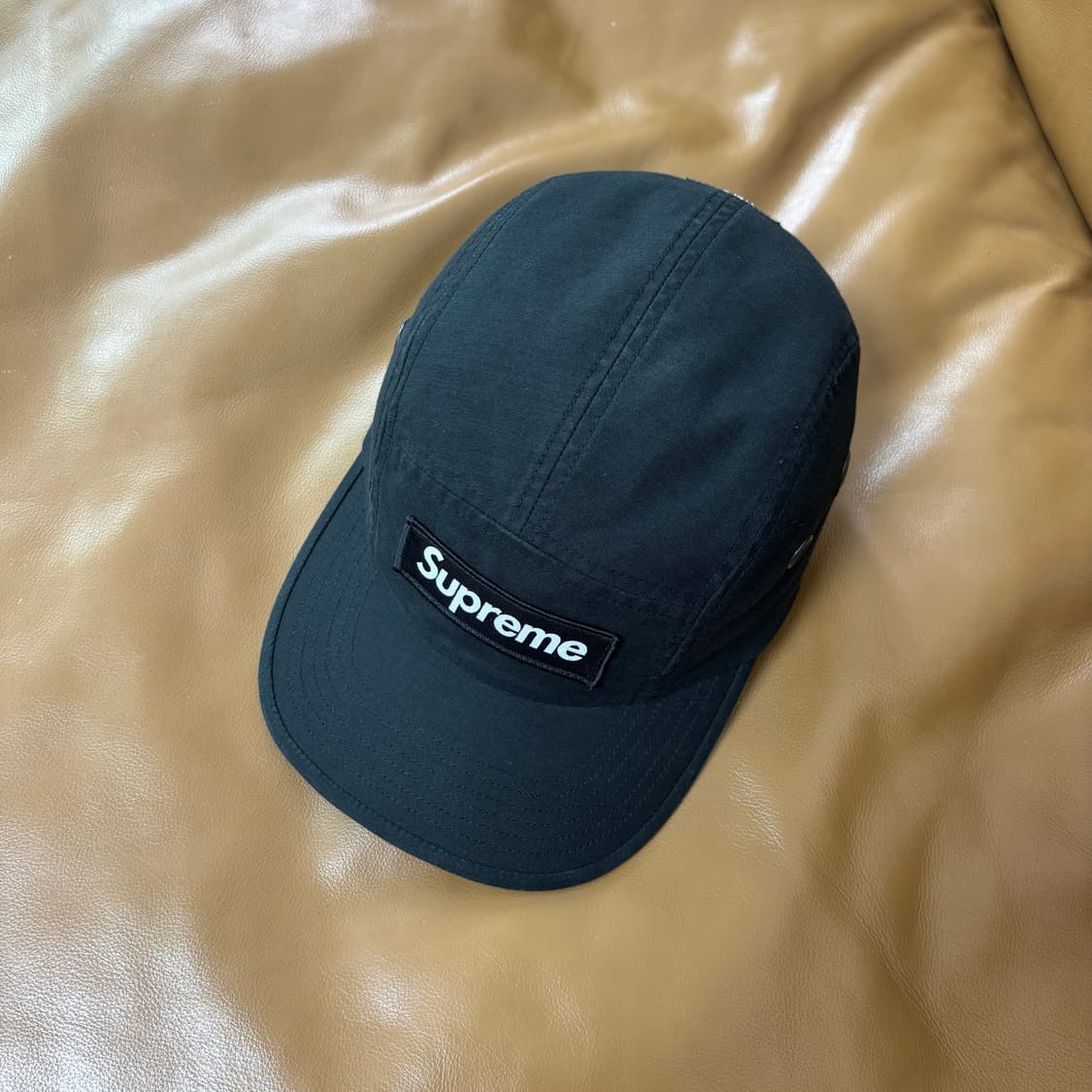 슈프림 캠프캡 모자 박스로고 25ss 밀리터리 블랙 상품이미지6