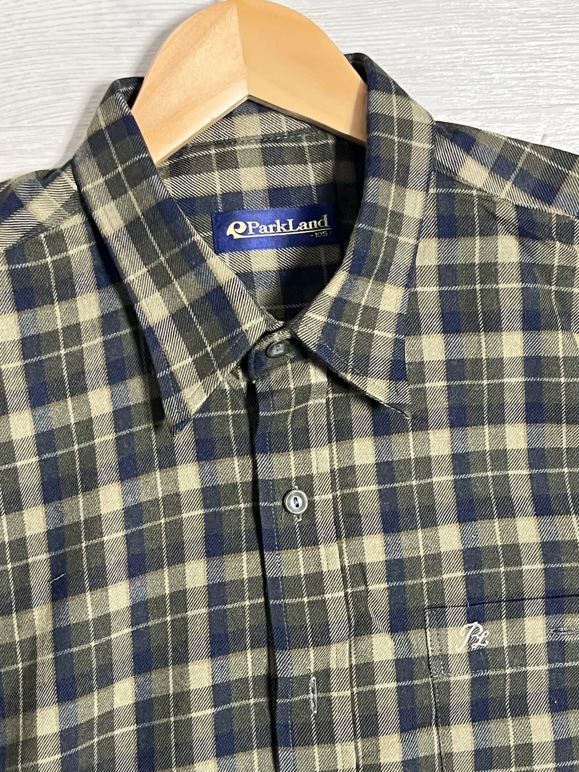 공용 파크랜드 체크 셔츠 남방 105 상품이미지3