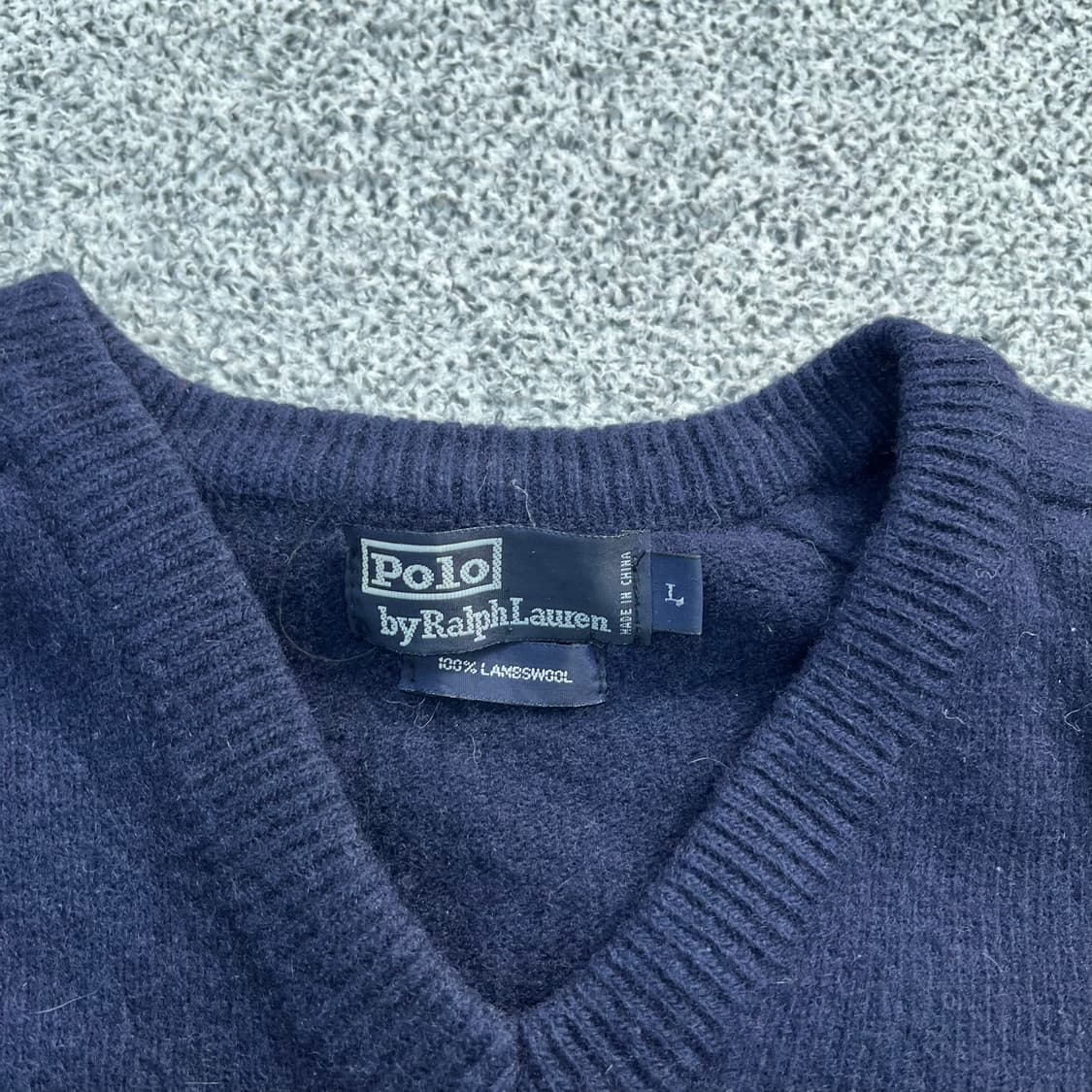 L 폴로랄프로렌 울 브이넥 니트 0403M 상품이미지2