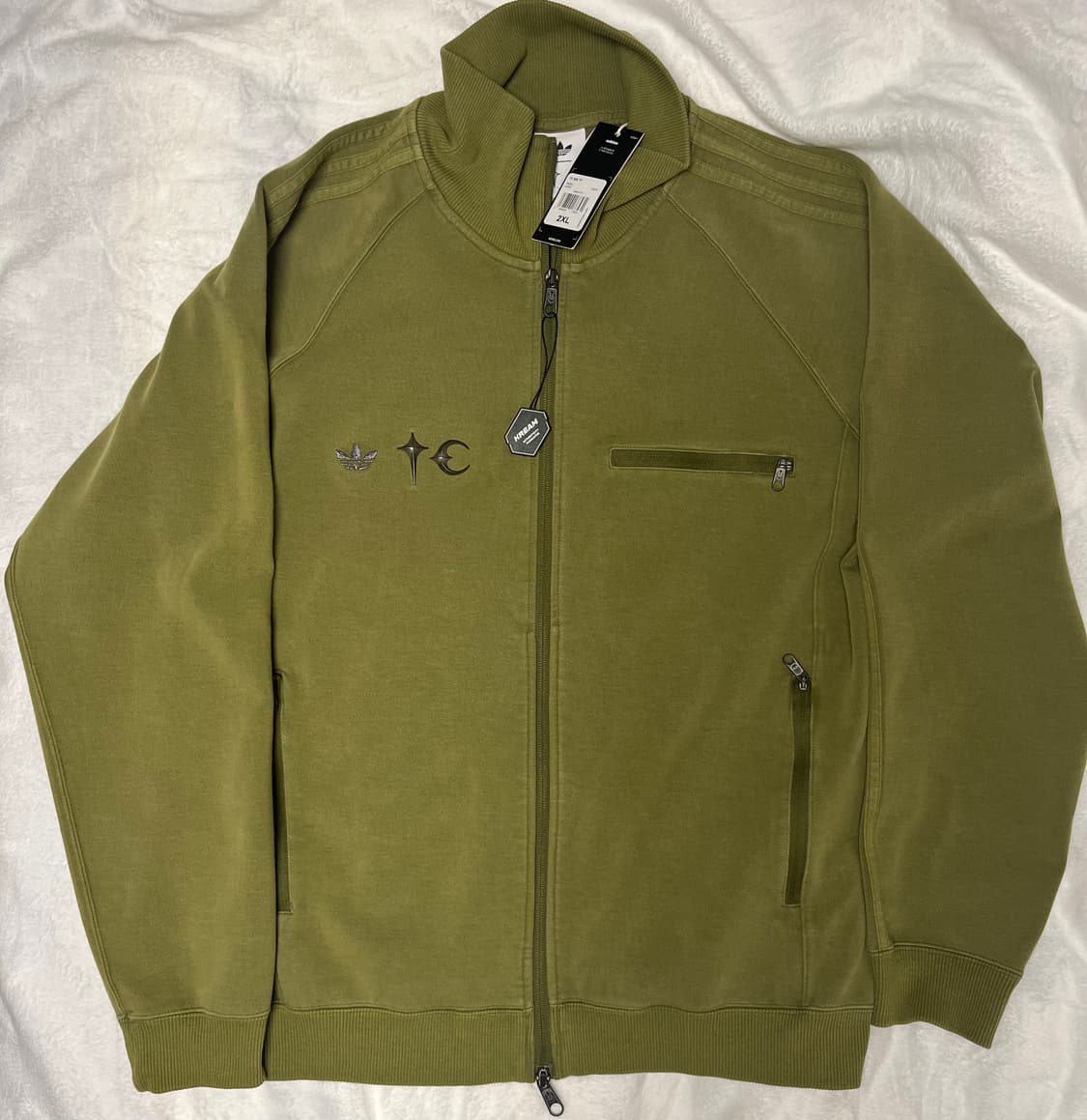 [2XL]아디다스 x 떠그클럽 트랙탑 올리브 새상품 상품이미지2
