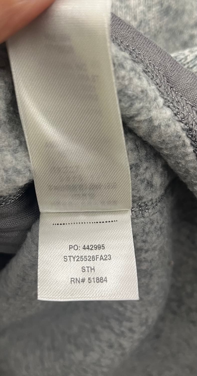 파타고니아 그레이 후리스 집업 상품이미지8