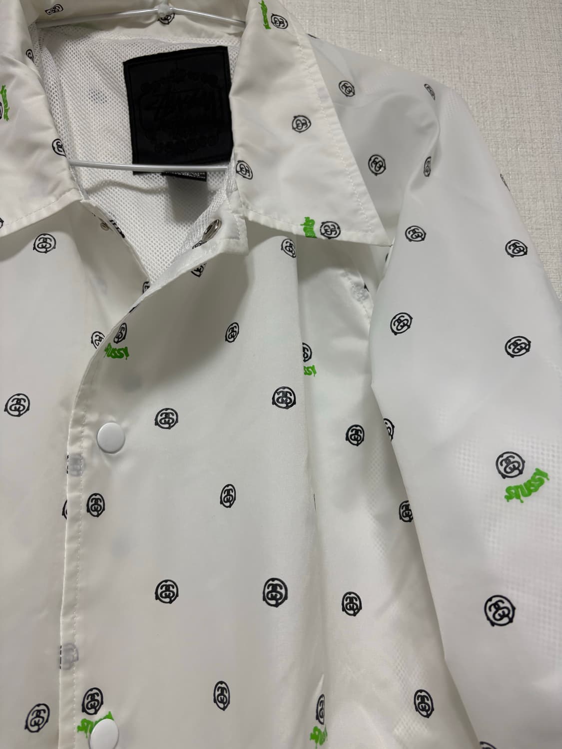 Stussy Logo coach Jaket 상품이미지6