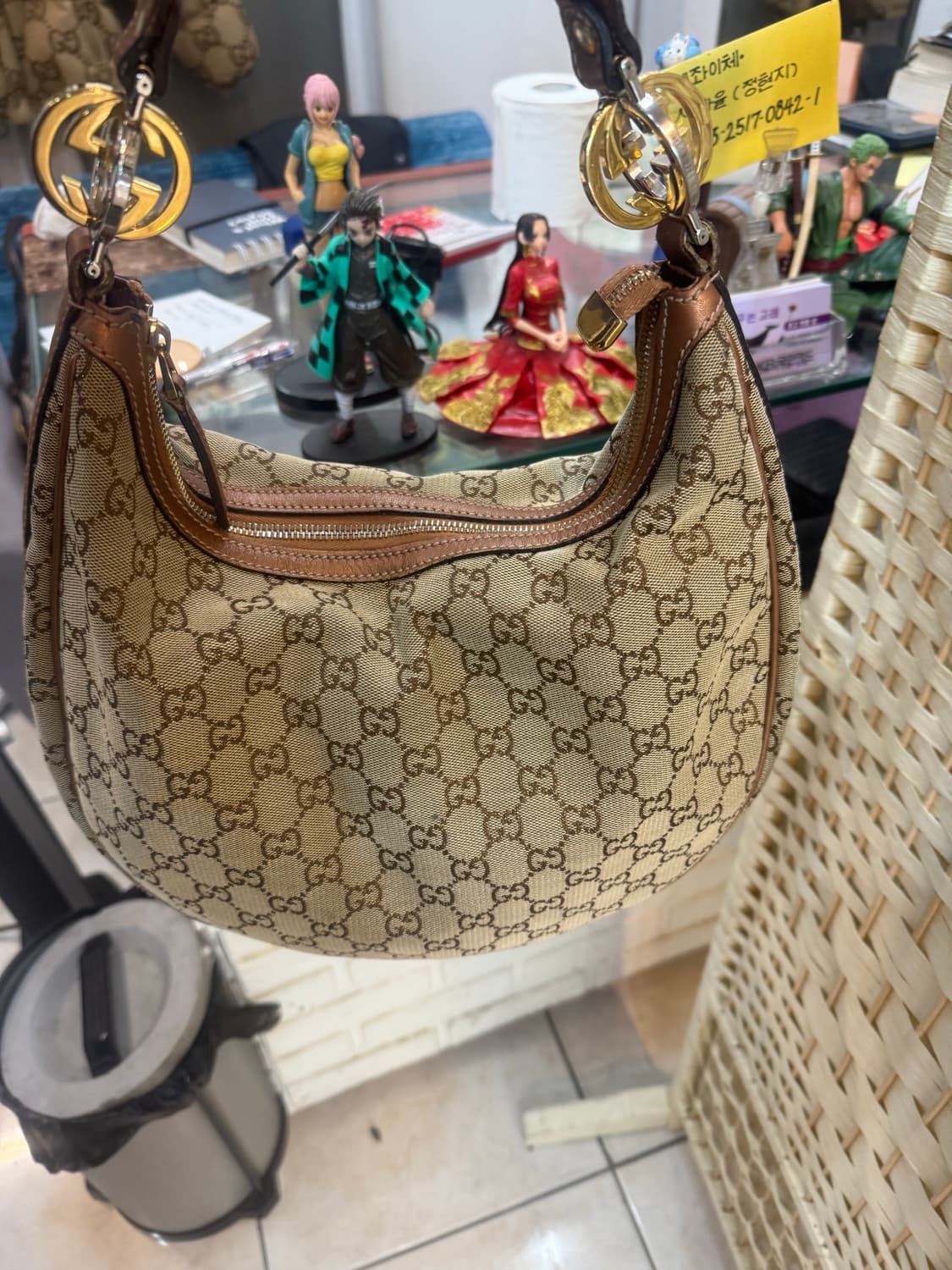 정품 구찌 GG 자가드 인터로킹 호보백 팝니다 상품이미지4