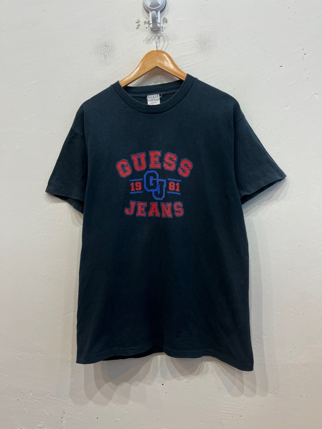 90s GUESS 게스 빈티지 반팔 티셔츠 Made in USA 상품이미지1