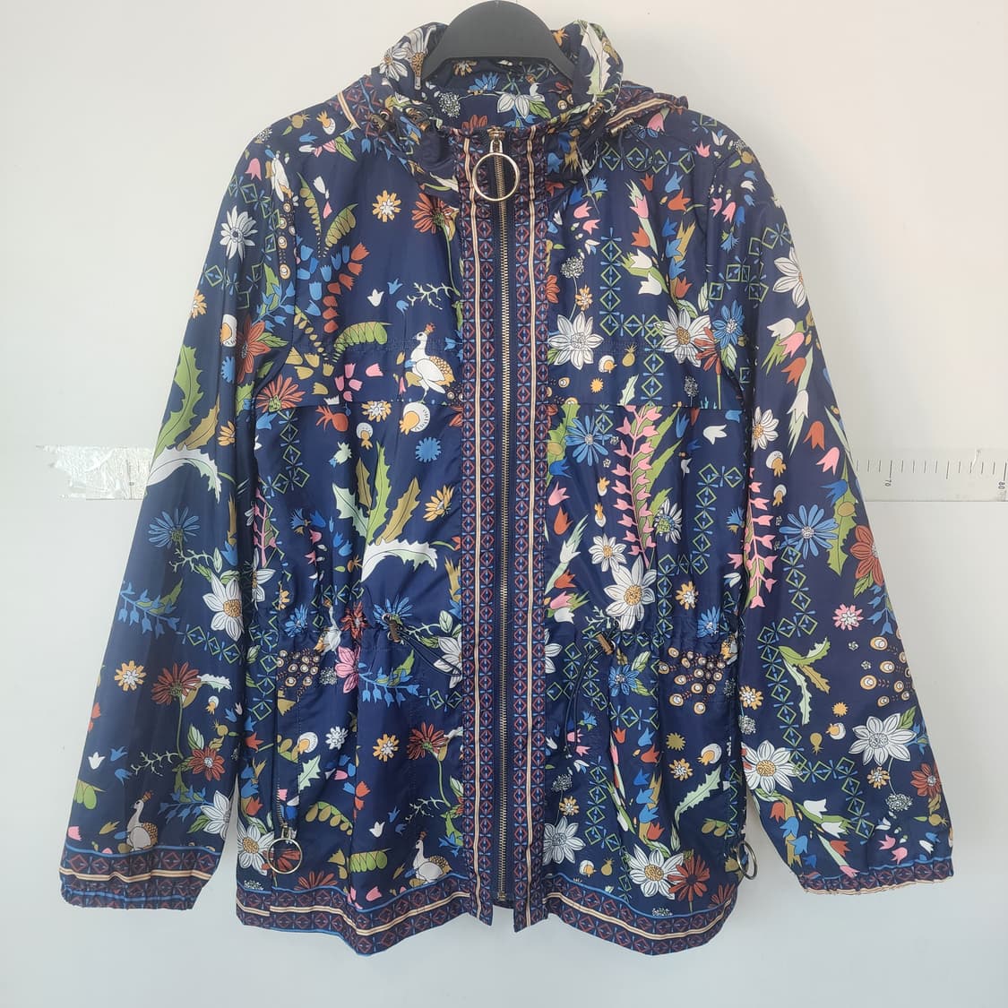 토리버치 플라워 패턴 후드 바람막이 상품이미지1